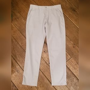 Under Armour Golf Pants Size YLG Like New Gray!